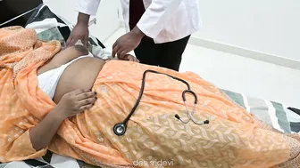 Village Aunty Getting Her Boobs Checked By Local Doctor Inside