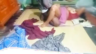 Naughty Desi Aunty Teasing And Stripping For Camera At Home