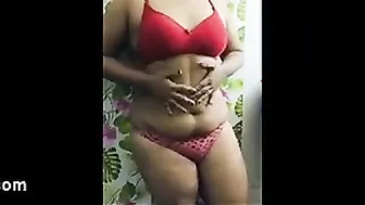 Desi Married Woman Teasing In Her Bra And Panties At Home