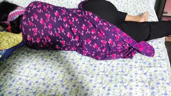 Fucking My Curvy Aunty Rough In Her Ass Late At Night In Bed