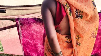 Village Aunty Getting Banged Outdoors By Her Lover Secretly