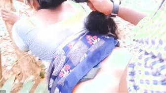 Village Aunty Meeting Landlord Secretly In The Jungle Outdoors