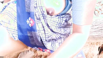 Village Aunty Meeting Landlord Secretly In The Jungle Outdoors