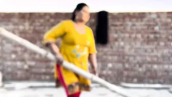 Village Aunty Doing Her Daily Chores Getting Seduced And Fucked