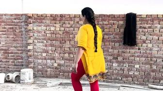 Village Aunty Doing Her Daily Chores Getting Seduced And Fucked