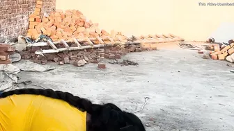 Village Aunty Doing Her Daily Chores Getting Seduced And Fucked