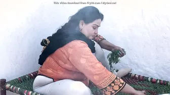 Village Aunty Cooking In Kitchen Gets Bent Over And Drilled