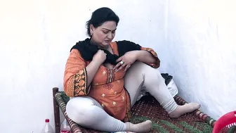 Village Aunty Cooking In Kitchen Gets Bent Over And Drilled