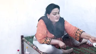 Village Aunty Cooking In Kitchen Gets Bent Over And Drilled