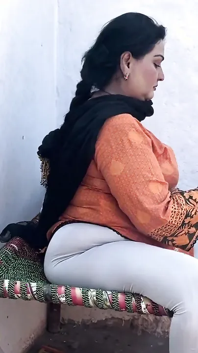 Village Aunty Cooking In Kitchen Gets Bent Over And Drilled