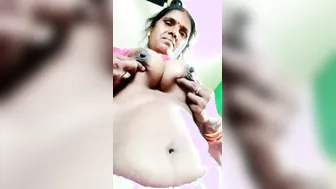 Village Married Woman Showing Her Tits And Pussy For Lover