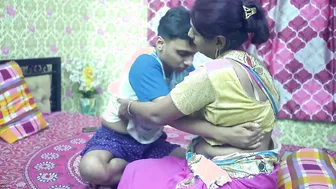 Voluptuous Aunty Riding Her Stepson Until He Fills Her Up Good