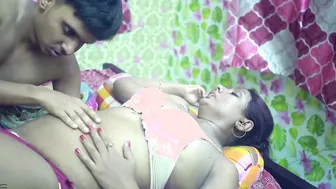 Voluptuous Aunty Riding Her Stepson Until He Fills Her Up Good