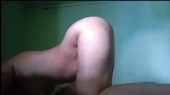 Morning Maid Getting Humped Hard Until He Cums All Over Her Ass