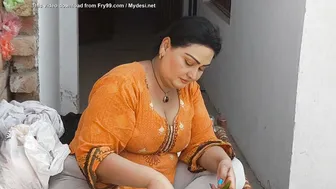 Desi Village Wife Getting Pounded During Morning Kitchen Routine