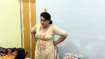 Village Wife Bent Over While Cleaning The Bedroom For A Quickie