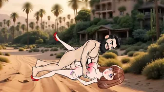 Busty Aunty Getting Her Pussy Destroyed By Thick Cock Outdoors