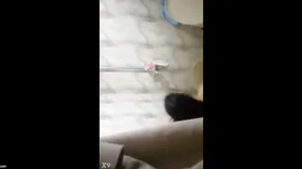 Horny Mature Auntie Getting Her Ass Stretched In The Bathroom