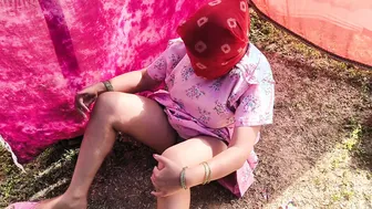Village Aunty Getting Pounded In The Fields By Her Young Lover