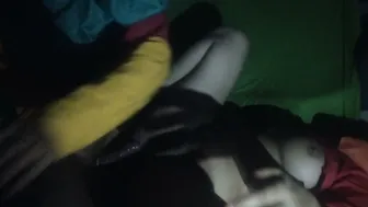 Village Aunty Showing Her Big Natural Tits During Home Romance