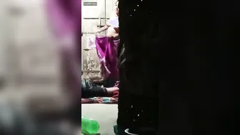 Desi Aunty Changing Saree Caught On Hidden Camera By Neighbor Guy