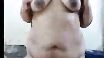 Indian Housewife Dripping Saliva All Over Her Naked Curves