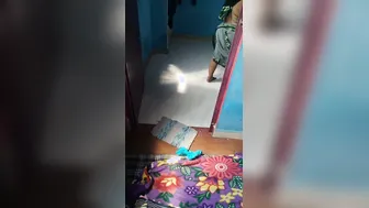 Married Aunty Spreading Her Legs Taking His Load All Over Her