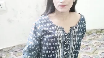 Aunty Squeezing Her Milky Tits And Feeding Me In The Living Room