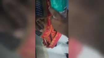 Tamil Aunty Teasing Me In Wet Saree While Washing Her Clothes