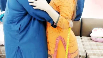 Local Tailor Drilling Aunty Pussy And Asshole In His Shop