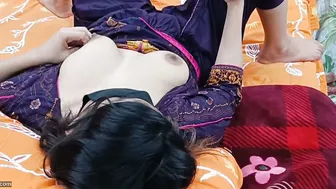 Desi Aunty Caught Watching Her Porn Video Fucked By Stepbro