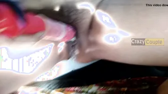 Country Aunty Squirting And Playing With Dildo In The Back Seat