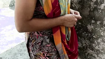 Neighbor Aunty Seduced On Terrace Getting Pounded Hard At Home