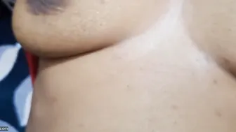 Village Aunty Wanting Me To Squeeze Her Tits In Red Blouse