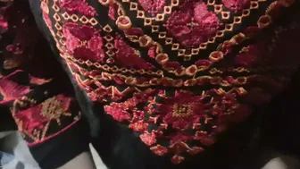 Curvy Aunty Pleasuring Herself Moaning Spreading Her Thick Ass