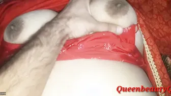 Squeezing Auntys Huge Tits Before Friends Wedding And Fucking Her