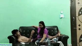 Horny Aunty Moaning Loud Getting Destroyed By Younger Neighbor