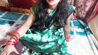 Mature Aunty In Green Saree Bent Over Taking It Rough And Deep