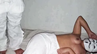 Neighbor Aunty Screaming In Pleasure Getting Satisfied Properly