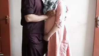 Married Hijabi Milf Cheating With Her Lover In Village Bedroom