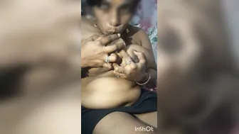 Mature Aunty Teasing Me Showing And Playing With Her Nipples