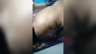 Hot Aunty On Her Knees Giving Me Sloppy Head Before Dinner