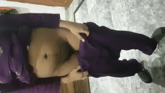 Neighborhood Aunty Bent Over Taking It Deep From Behind Moaning