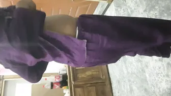 Neighborhood Aunty Bent Over Taking It Deep From Behind Moaning