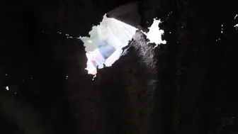 Catching My Step Aunty Bathing With Uncle Through The Door Gap