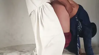 Married Aunty Bent Over In Every Position Screaming For More