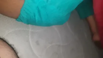 Aunty Sharing Her Blanket With Me During Our Late Night Jungle Trip