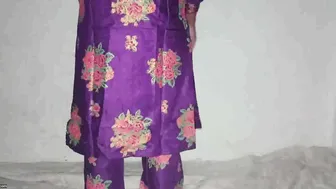 Making Aunty Stand Up Straight While Drilling Her From Behind