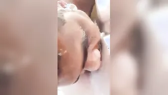 Tamil Aunty Bathing Naked And Getting Joined For Wet Sex Session