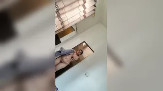 Capturing Beautiful Aunty Getting Fully Nude For Me On Camera